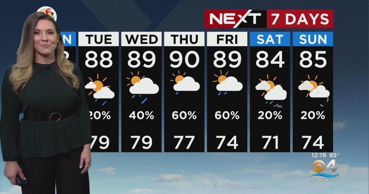 Miami Weather 10/10/2022 12PM - CBS Miami