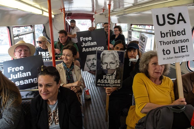 Free Assange Protest At The Home Office