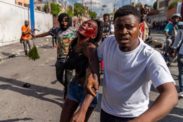 TOPSHOT-HAITI-POLITICS-UNREST-PROTEST 