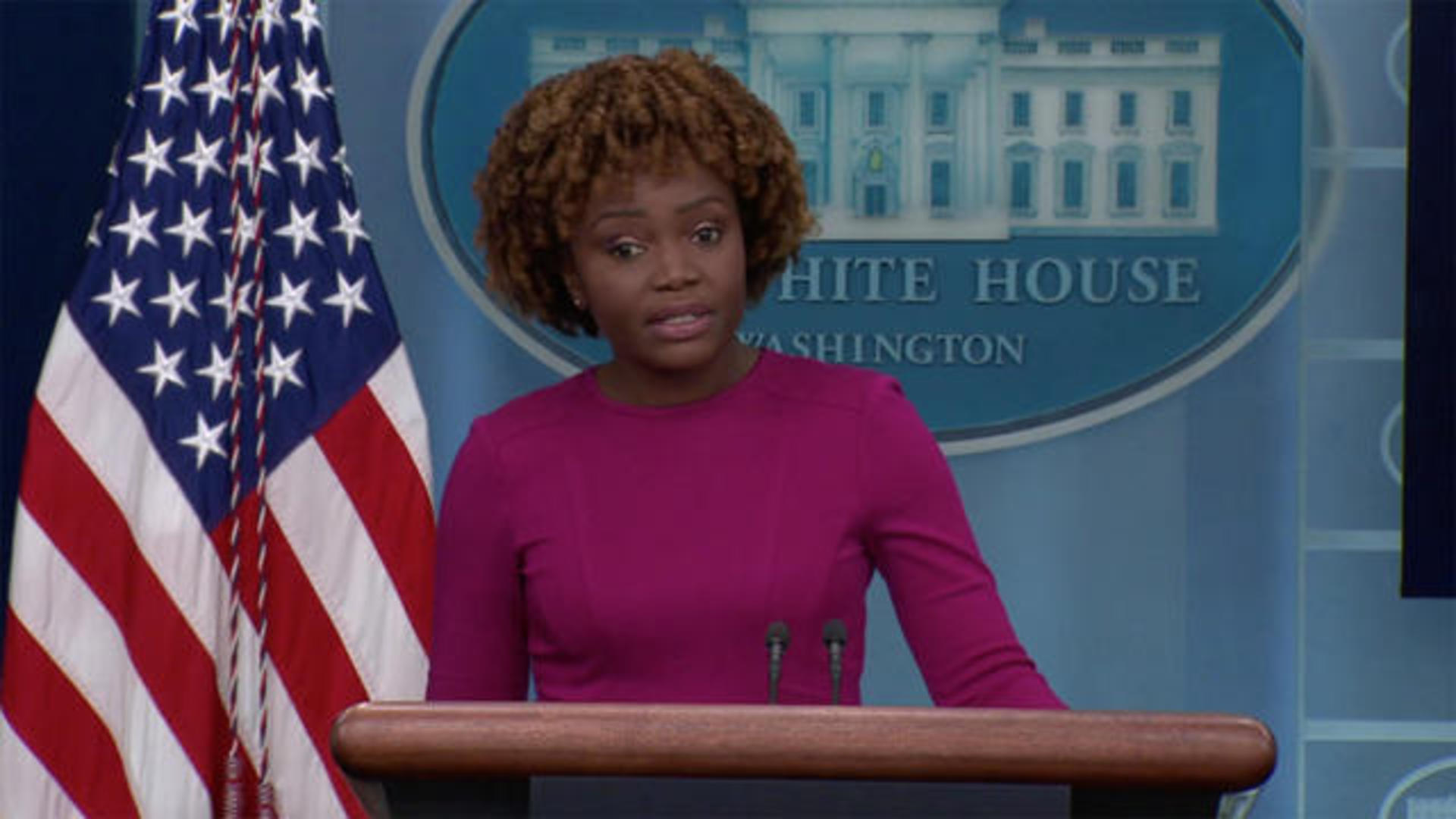 White House press secretary shares her story for National Coming