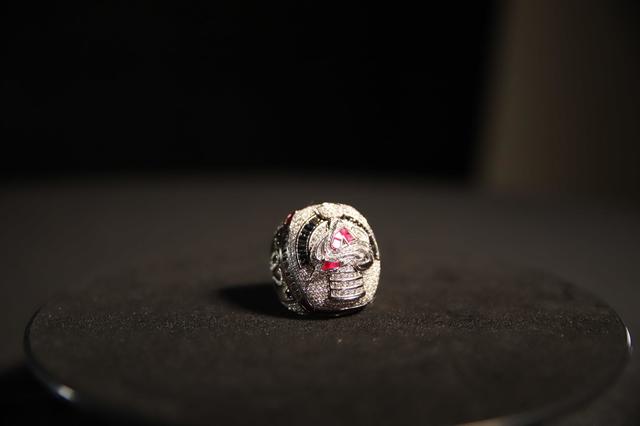 Colorado Avalanche debut championship rings featuring nearly 700