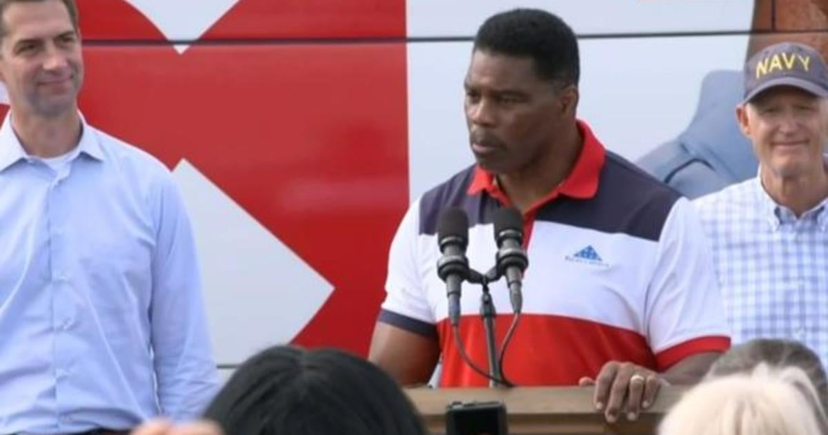 GOP Senators campaign for Herschel Walker in race against