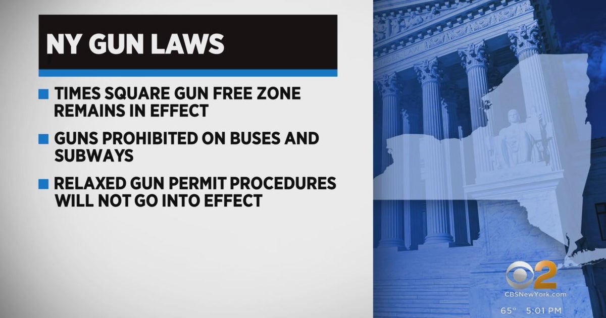 Judge says New York's new gun laws can temporarily remain in effect ...