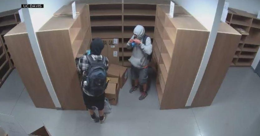 UC Davis mail thieves caught on video