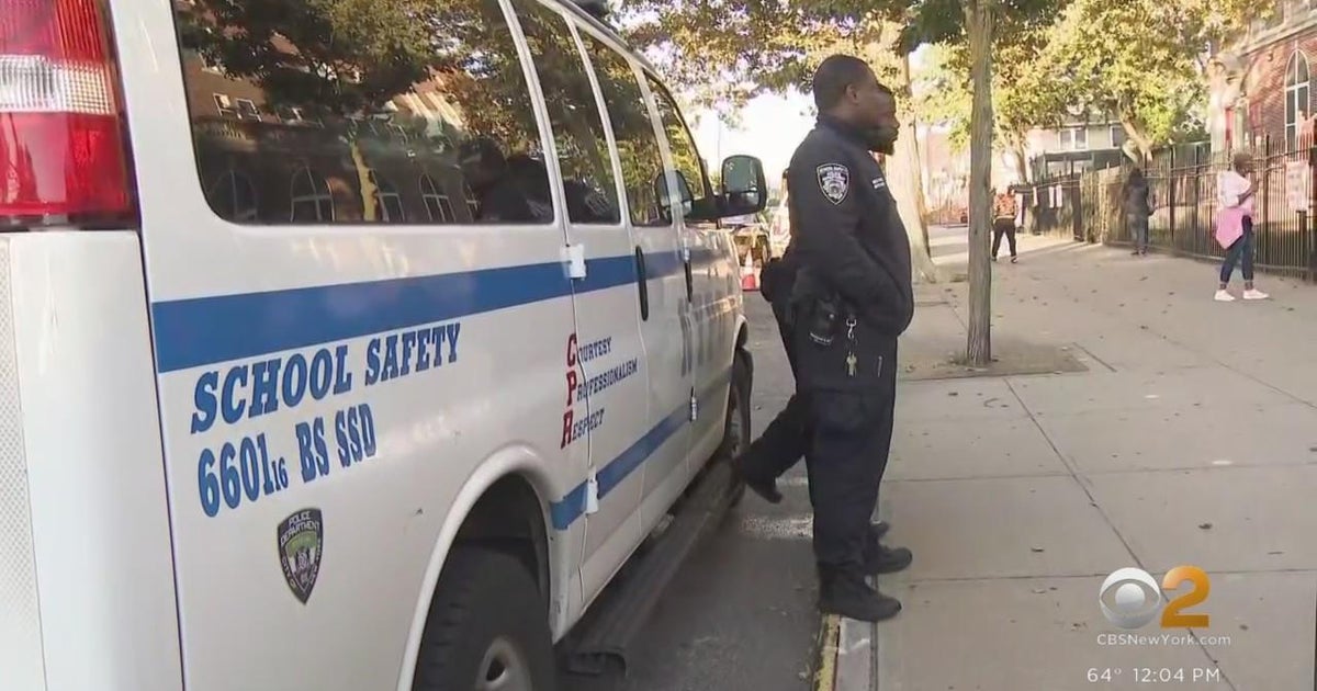 Heightened security after Brooklyn school worker shot - CBS New York