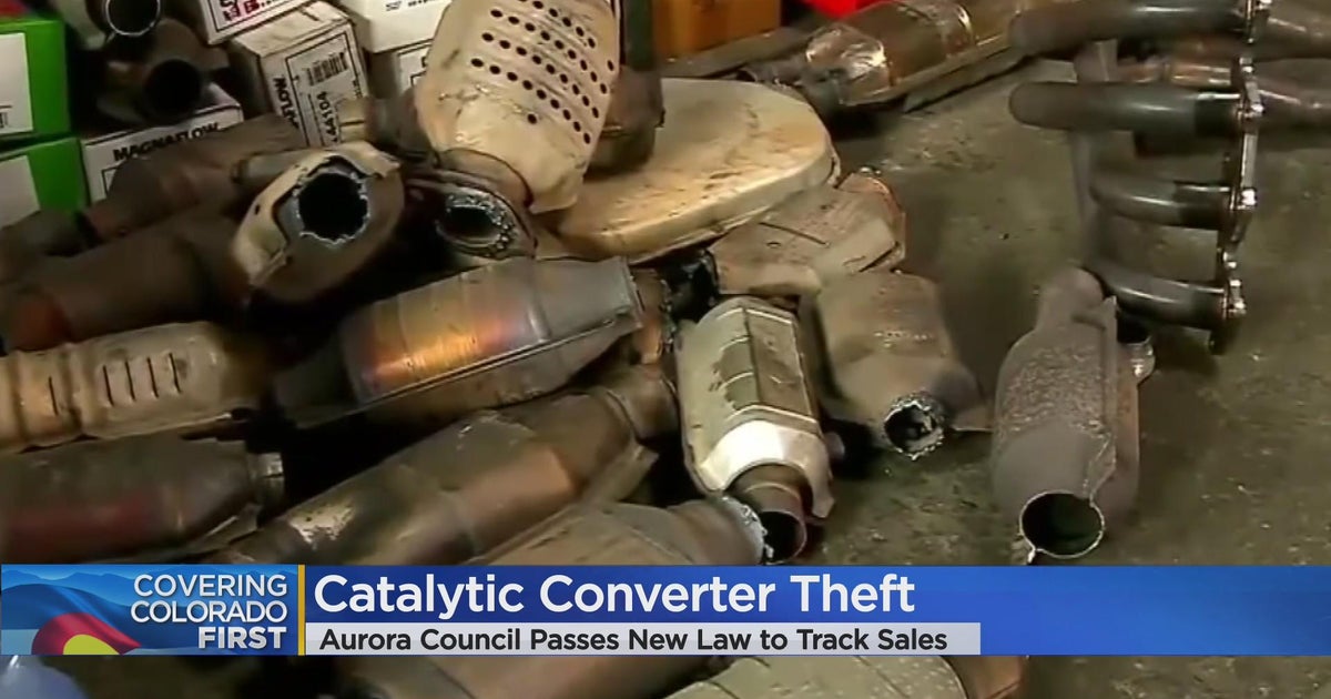 Aurora approves law to curb catalytic converter thefts CBS Colorado