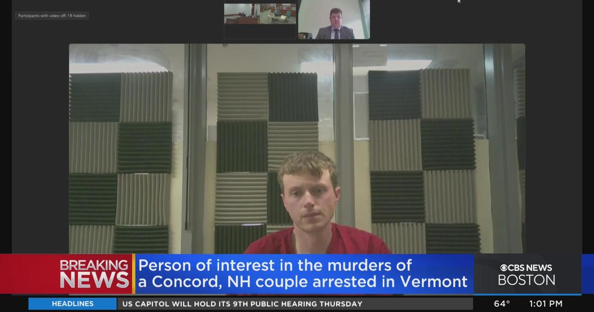 Person Of Interest In Unsolved Murders Of Concord Nh Couple In Police Custody In Vermont Cbs