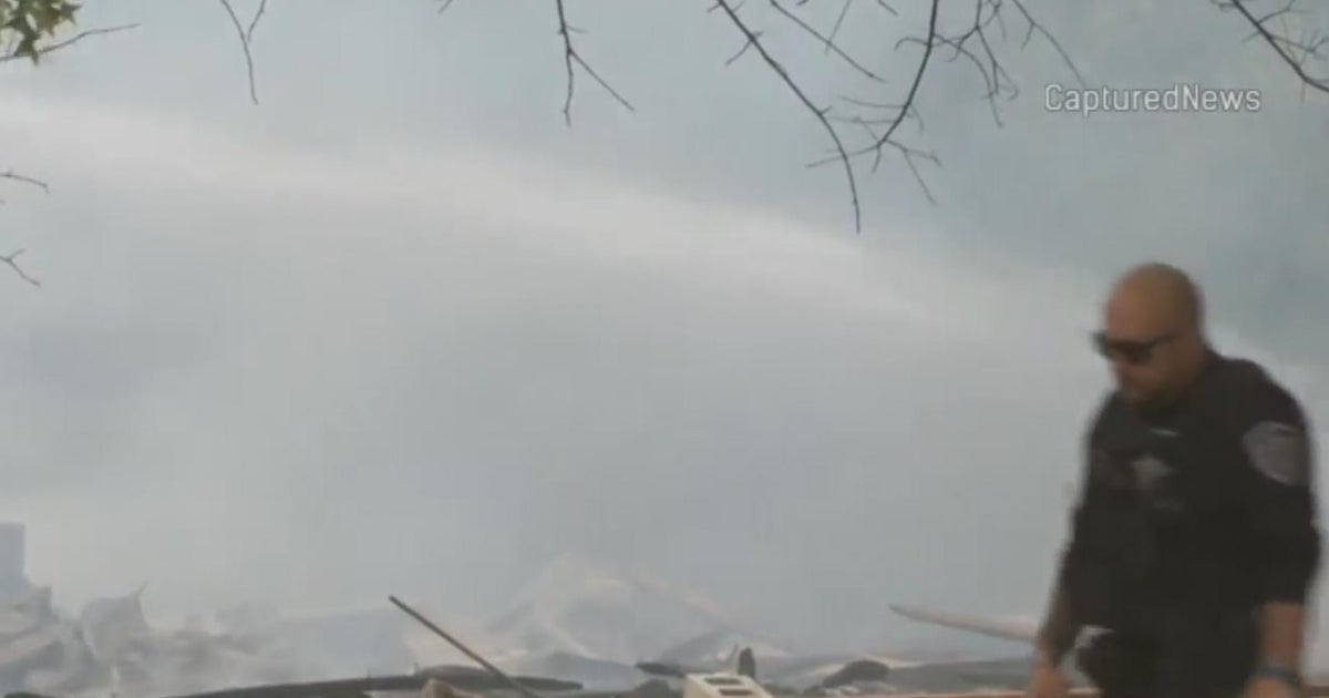 Explosion, fire level home in Lake Station, Indiana CBS Chicago