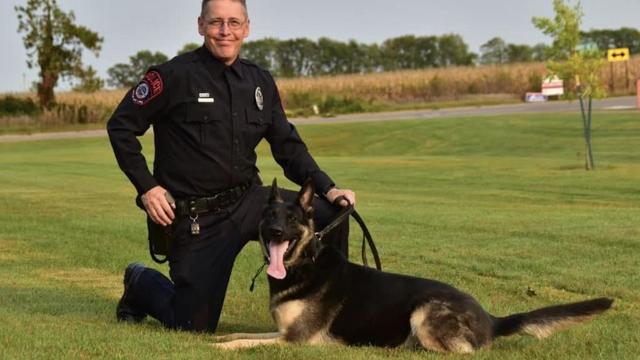 Thousands salute K-9 Officer Bruno in retirement send-off – The News Herald