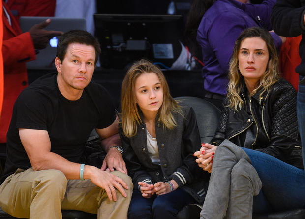 Celebrities At The Los Angeles Lakers Game 