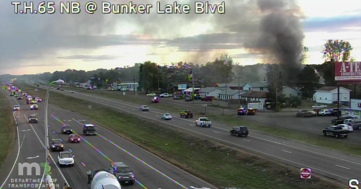 Crews battle structure fire in Ham Lake CBS Minnesota