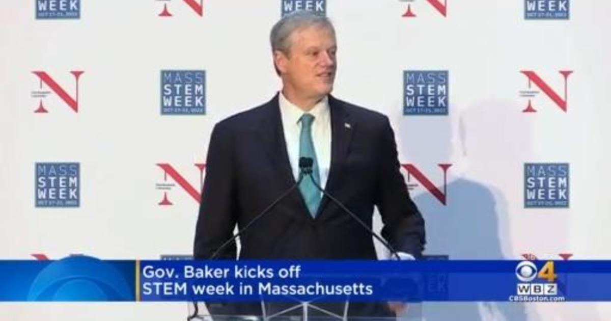 Gov. Baker kicks off STEM Week in Massachusetts. CBS Boston