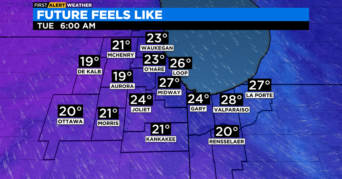 Chicago First Alert Weather: Cold temperatures expected Tuesday morning ...