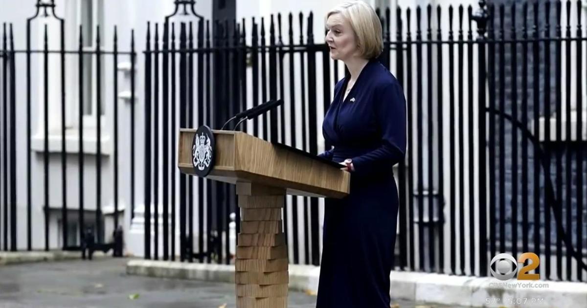 British Prime Minister Liz Truss Resigns After Less Than 2 Months Cbs New York 