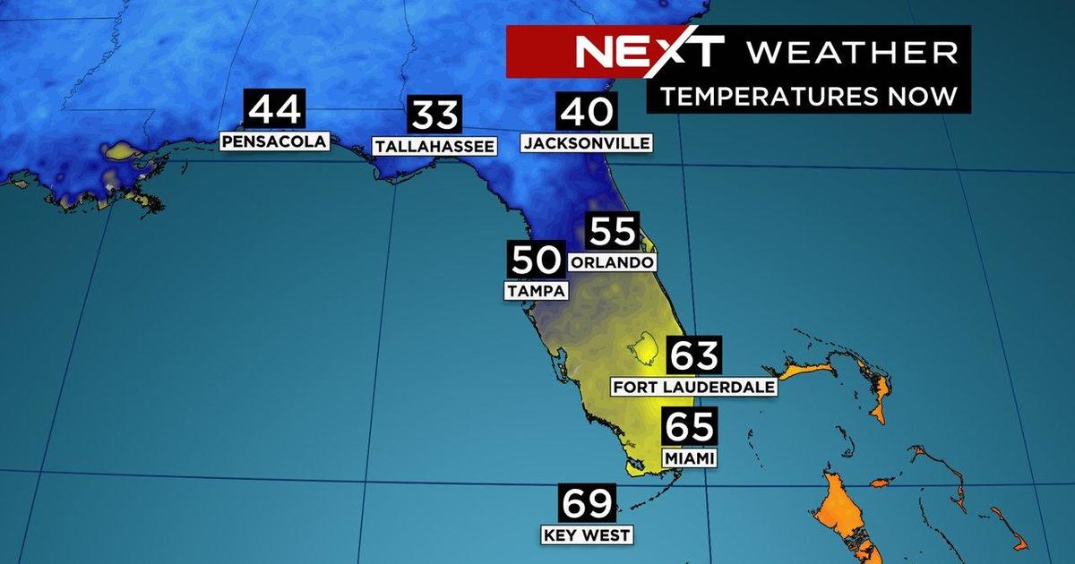 Seasonably cooler air blankets South Florida ahead of a weekend warmup