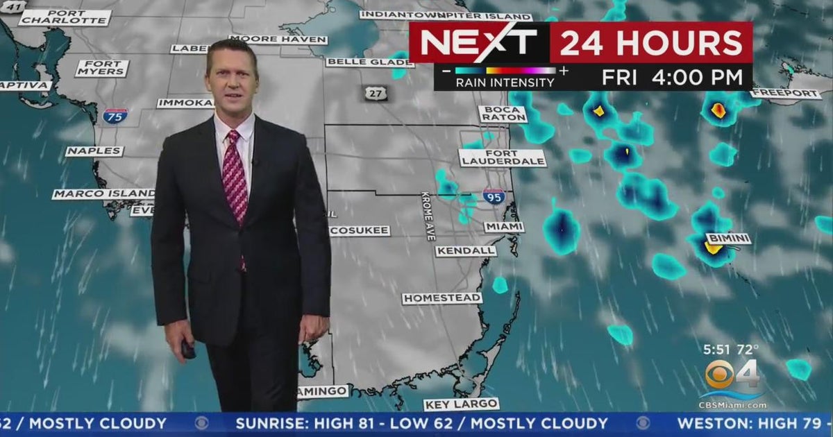 Dave Warren Friday forecast CBS Miami