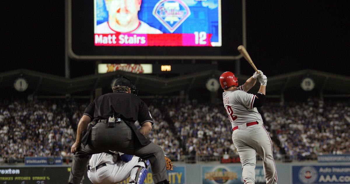 Matt Stairs to throw out first pitch ahead of Game 3 of NLCS - CBS  Philadelphia