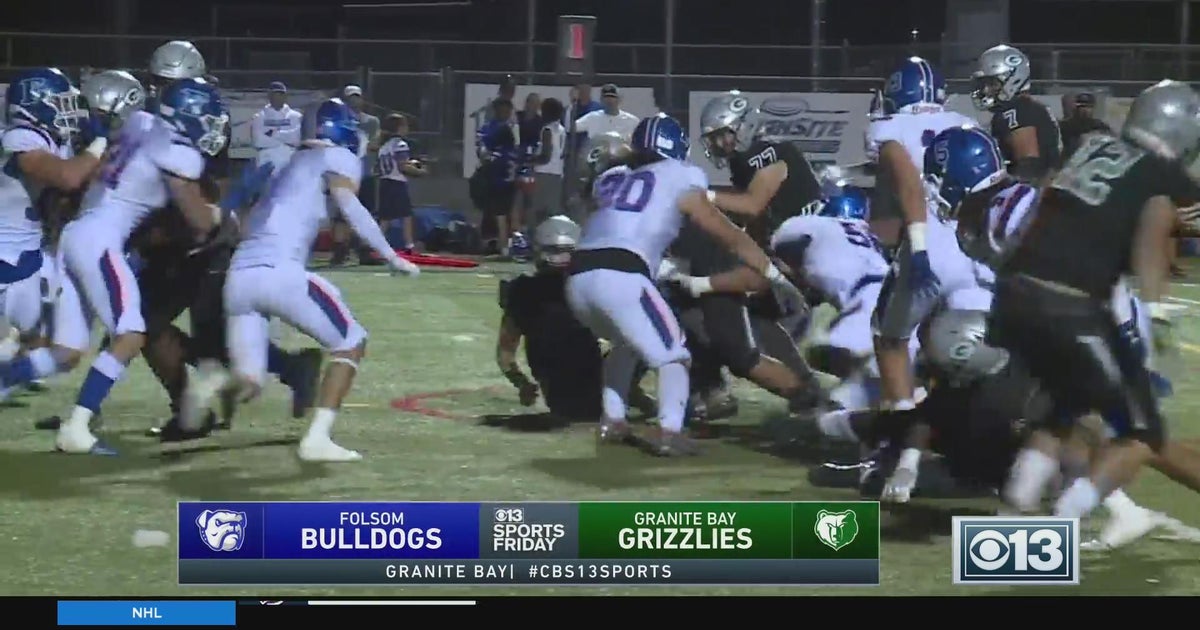 Folsom Bulldogs destroy the Granite Bay Grizzlies 55-27