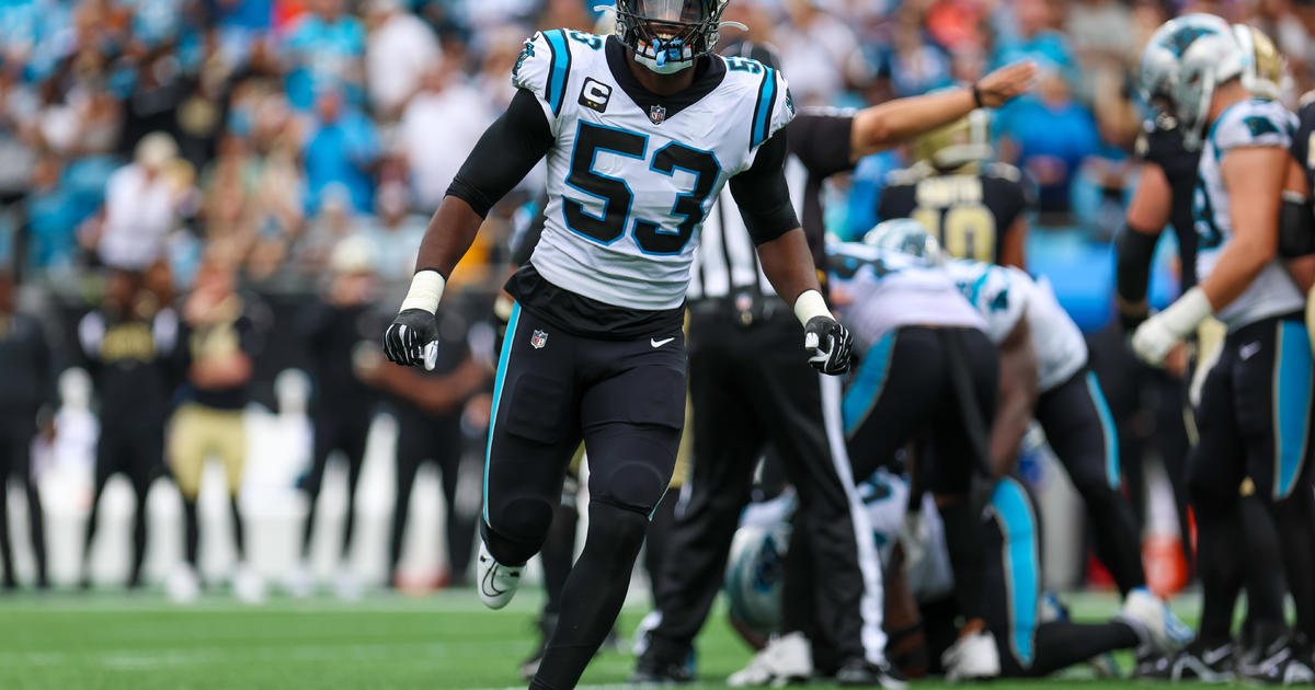 Panthers pass rusher Brian Burns changes jersey number to No. 0