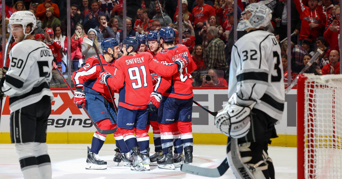Capitals erase another third-period deficit, beat Kings 4-3 - CBS Los ...