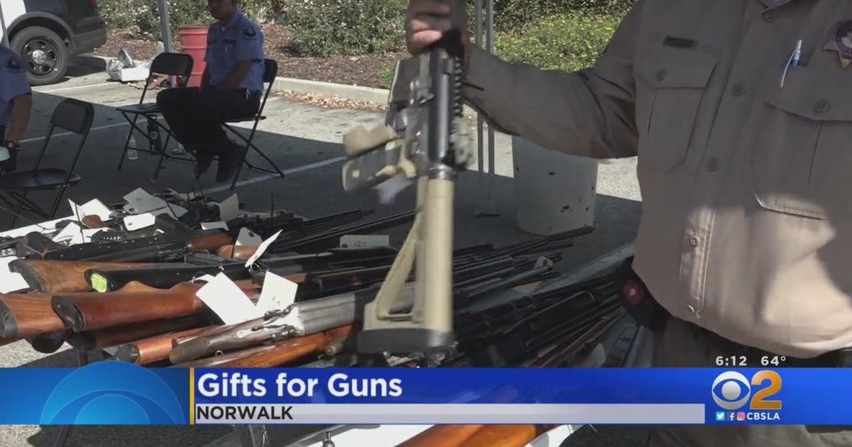 LA County Sheriffs host gun buy back event in Norwalk CBS Los Angeles