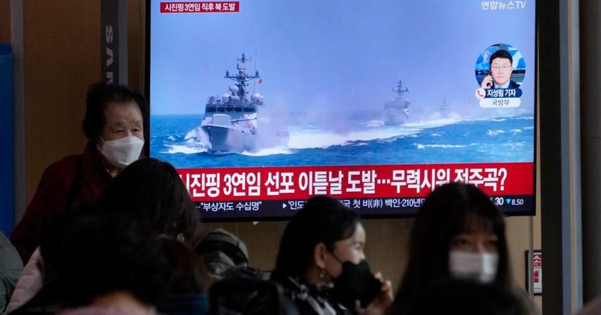 North and South Korea exchange warning shots along disputed sea boundary