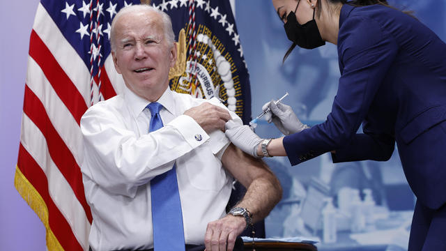 President Biden Receives His Updated Covid-19 Booster Vaccine 