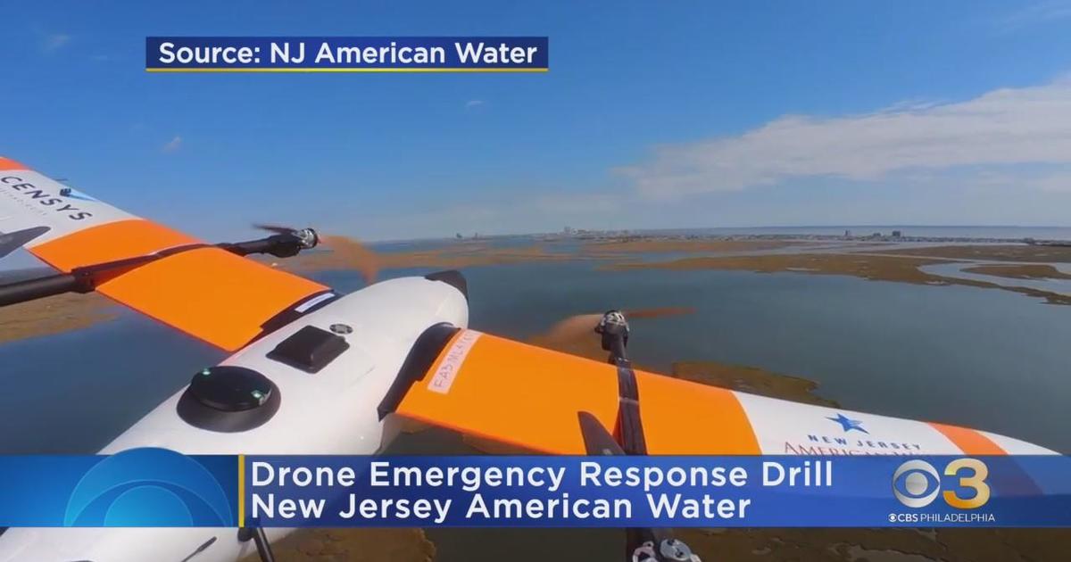 Drone Emergency Response Drill Takes Place In New Jersey - CBS Philadelphia