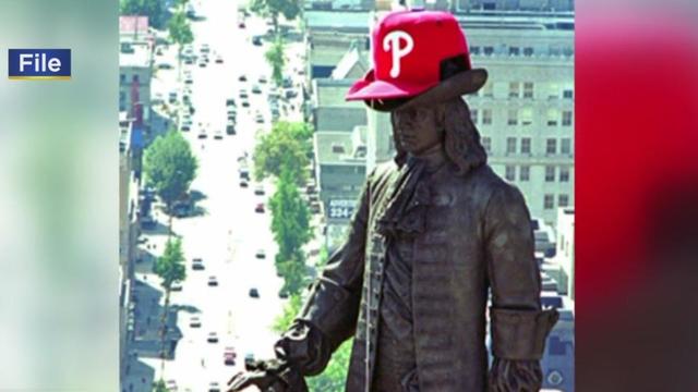 Phillies' Infamous 1993 World Series Billy Penn Statue Hat