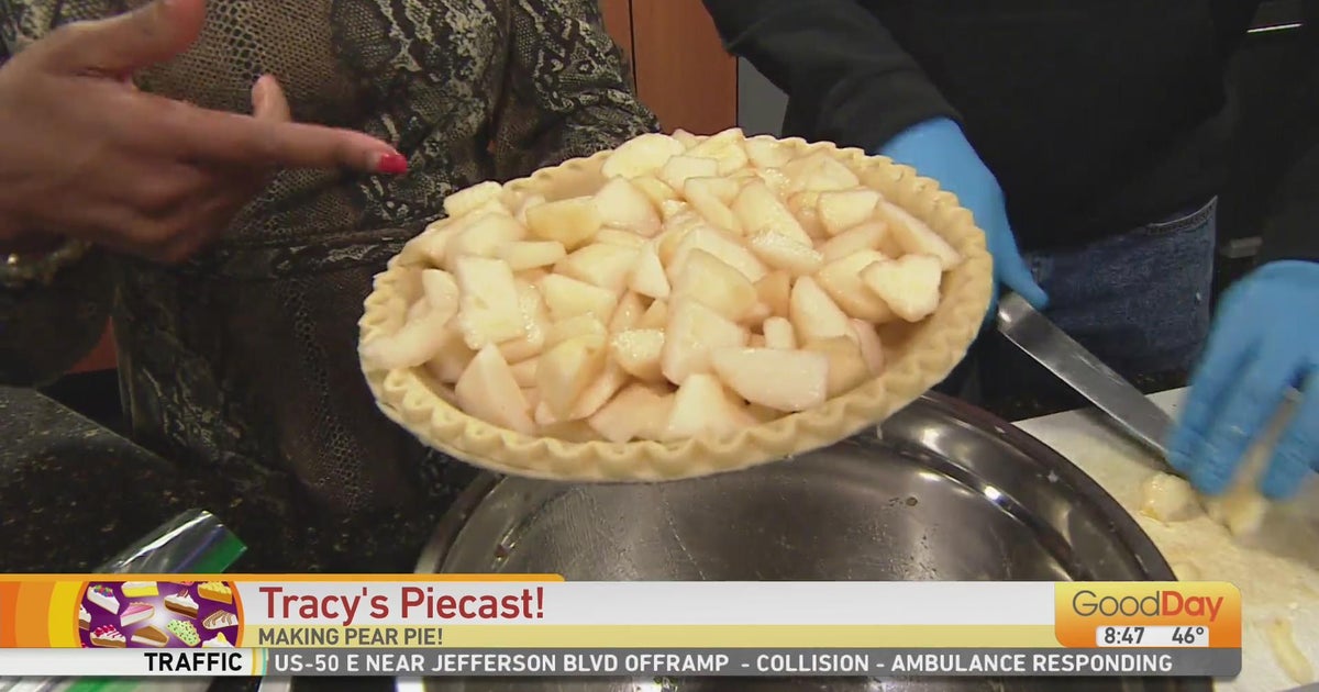 Tracy's making pear pie! Good Day Sacramento