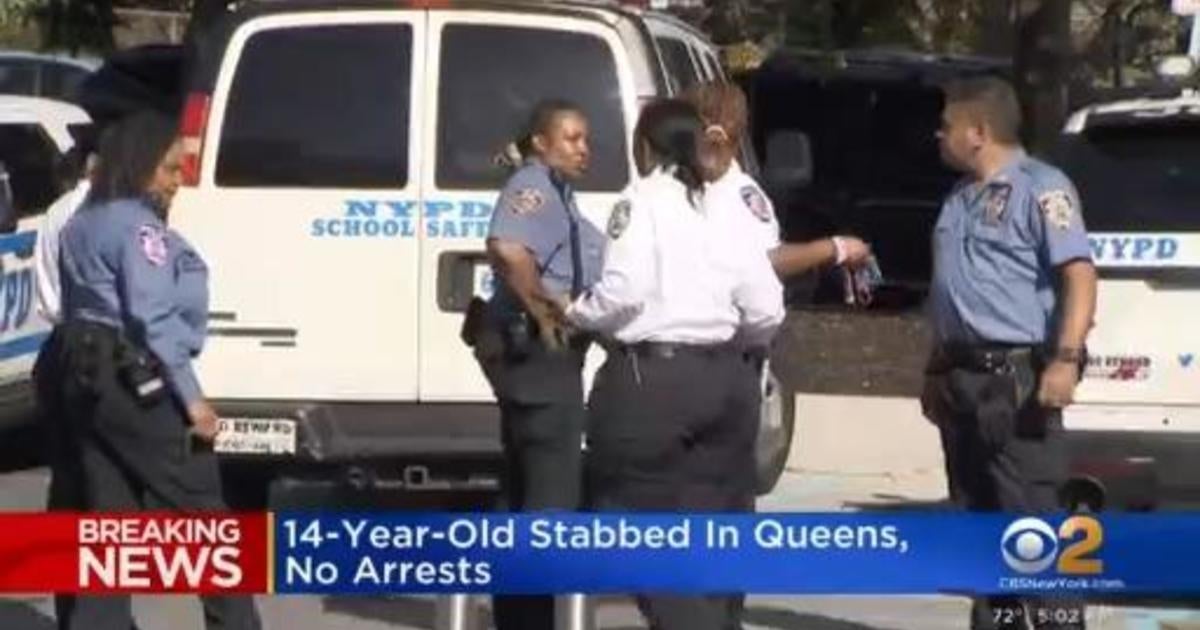 14yearold stabbed in Queens, no arrests CBS New York