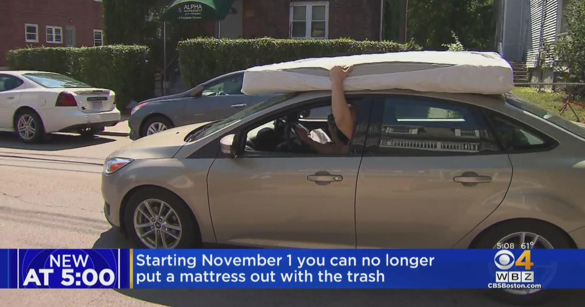 Ban on throwing away mattresses starts Nov. 1 in Massachusetts CBS Boston