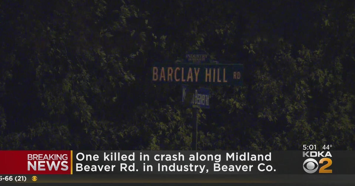 One killed in crash in Beaver Co. - CBS Pittsburgh