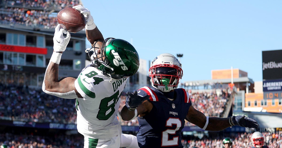 Jets rule out receiver Corey Davis for Sunday's game vs. Patriots CBS