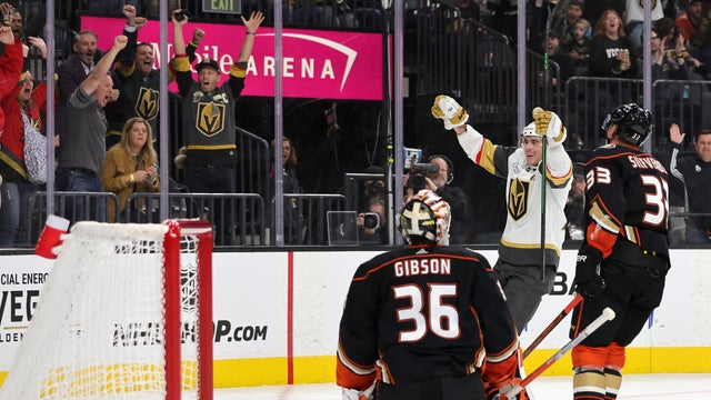 Anaheim Ducks v Vegas Golden Knights 