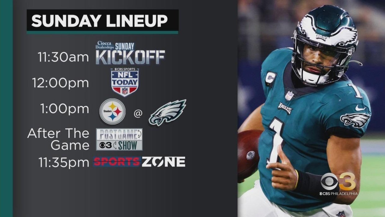 Eagles to meet cross-state rivals Steelers hoping for 7-0 - CBS ...