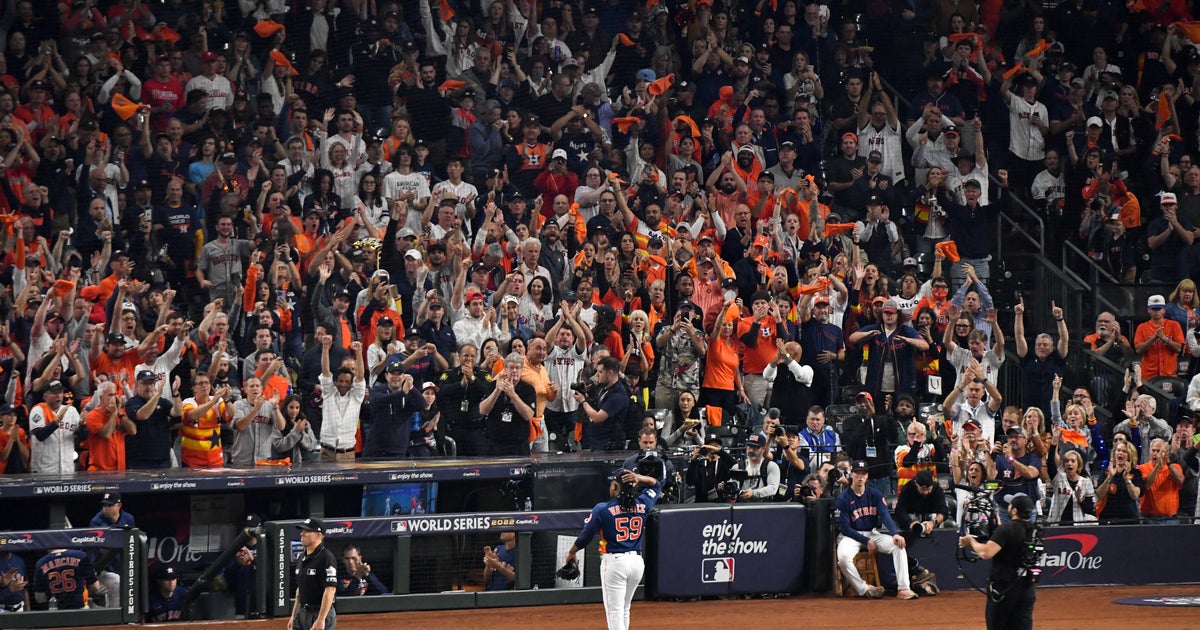 Astros burst ahead, beat Phillies 5-2, tie World Series 1-1