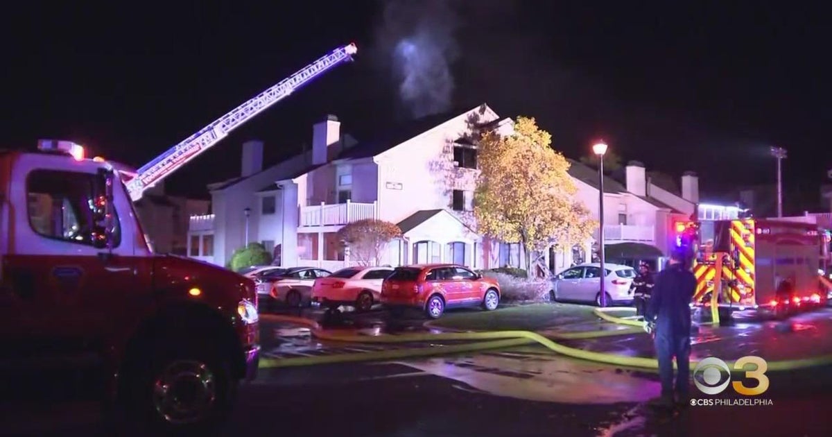 Fire breaks out in residential complex in Camden County CBS Philadelphia