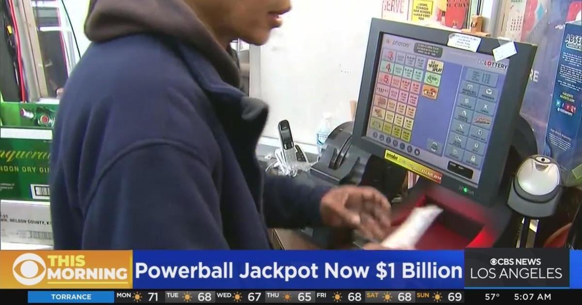 Powerball jackpot reaches 1 billion CBS Los Angeles