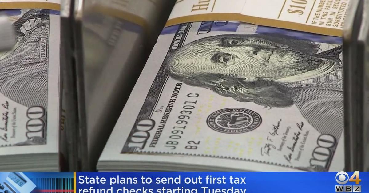 Massachusetts to begin sending out first tax refund checks CBS Boston