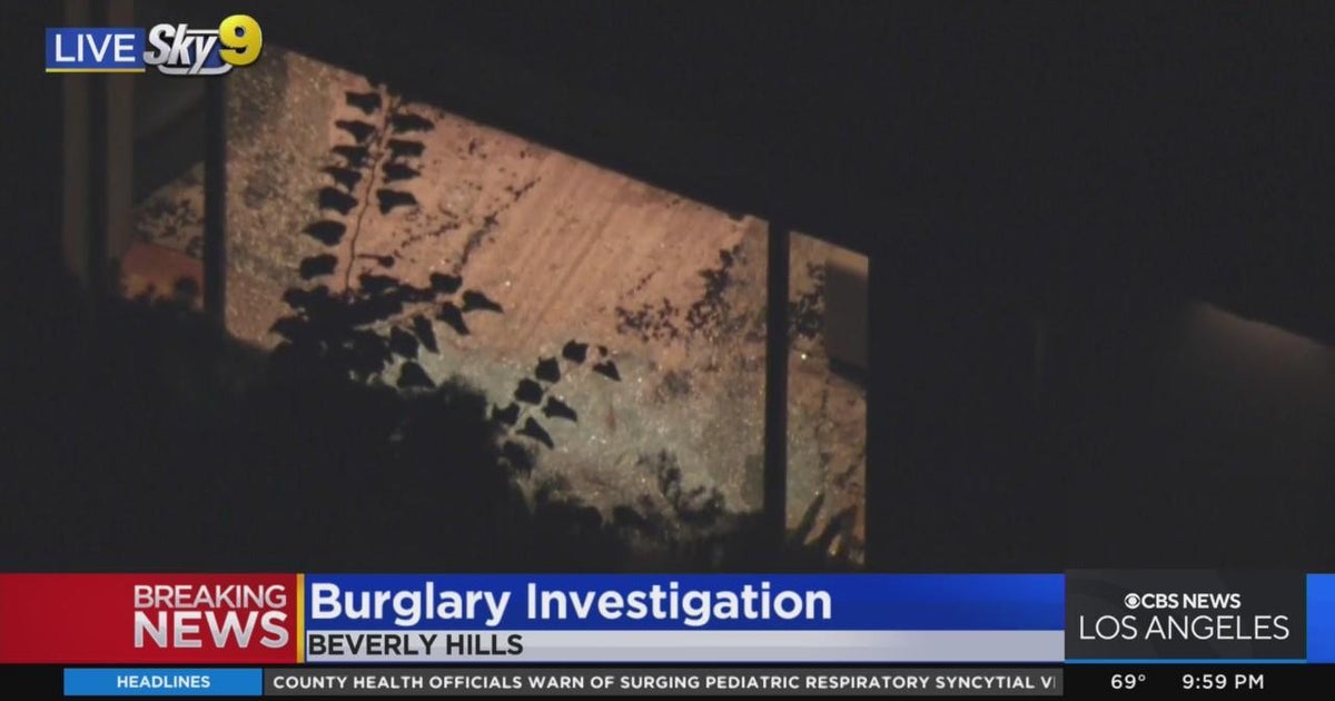 Authorities investigating burglary in Beverly Hills - CBS Los Angeles
