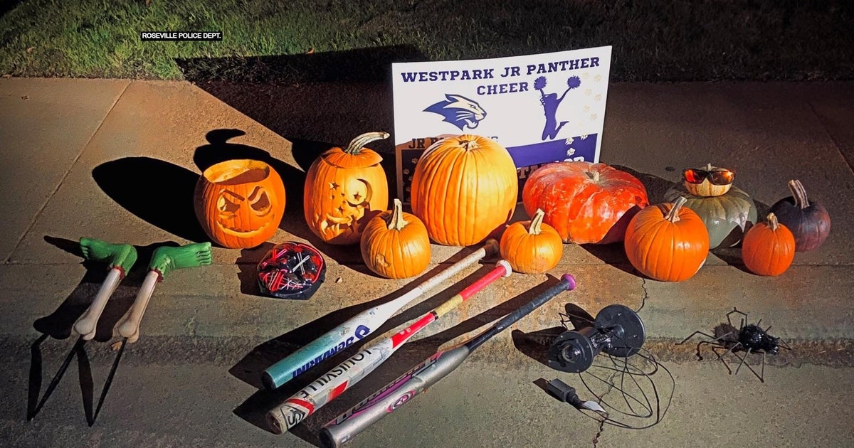 Five teenage suspects arrested after Halloween decoration vandalism spree in Roseville