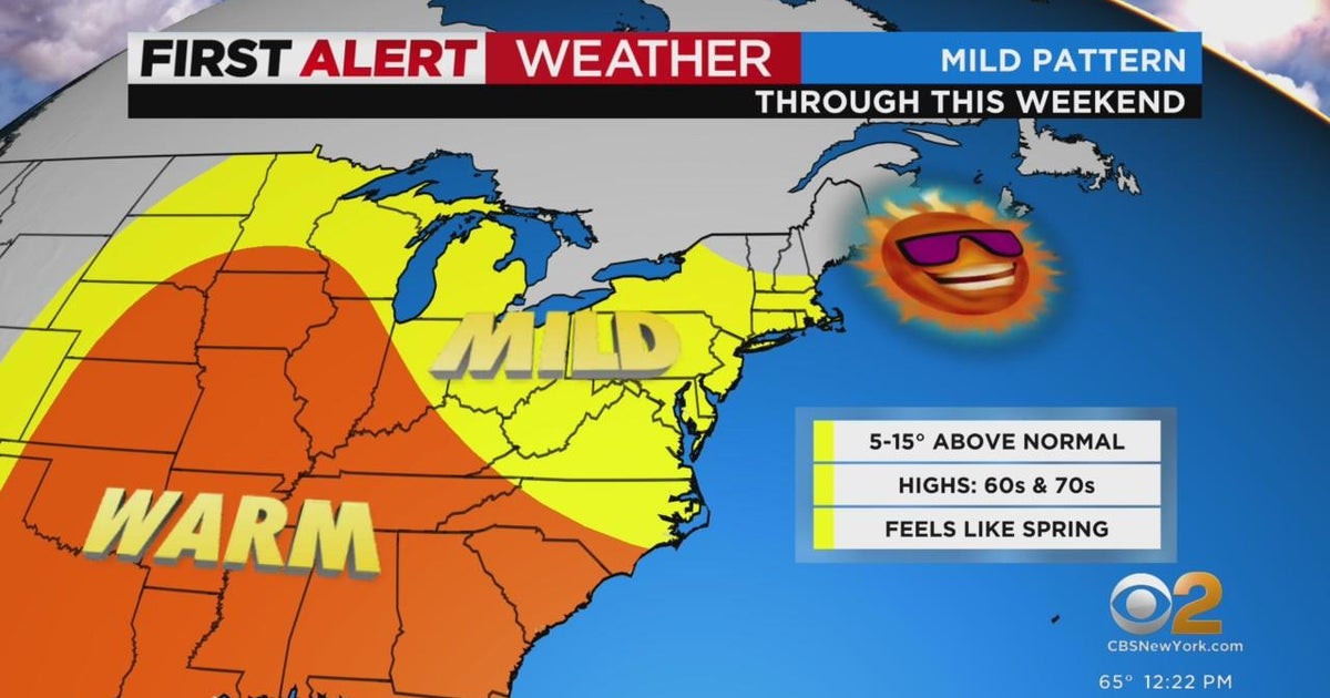 First Alert Weather: Fairly mild week - CBS New York