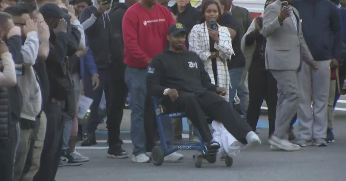 Officer injured in Newark shooting released from hospital - CBS New York