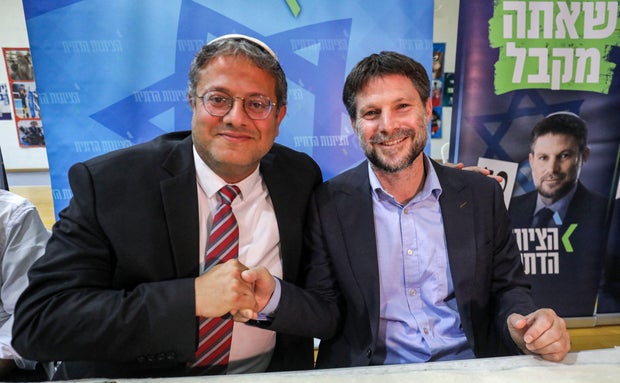 U.S. allies sanction 2 Israeli cabinet members