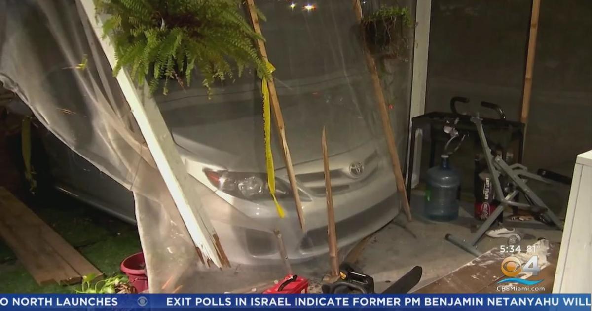 Miami guy accused of deliberately ramming dwelling with truck