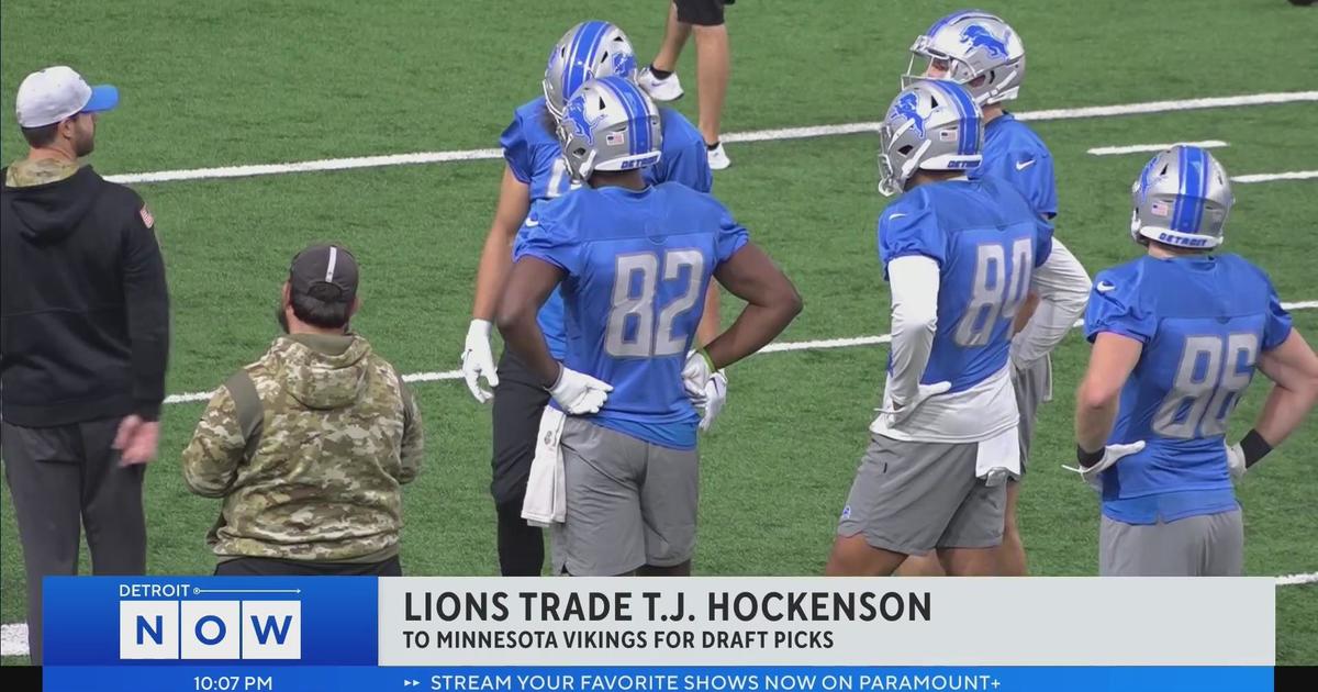 Report: Lions Send TE Hockenson To Vikings For Draft Picks