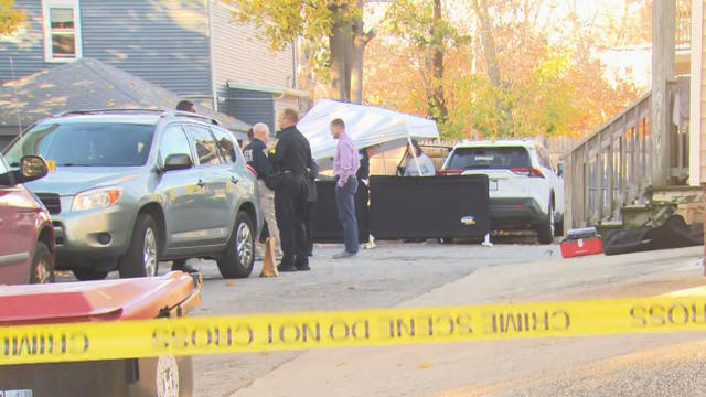 Brockton stabbing crime scene 