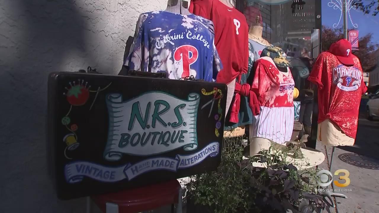 South Philly's NRS Boutique selling special Phillies clothing - CBS  Philadelphia