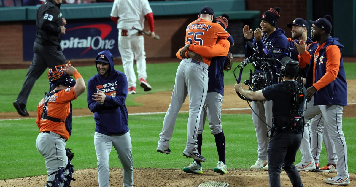 Astros throw combined no-hitter to defeat Phillies in Game 4 of World  Series - CBS News